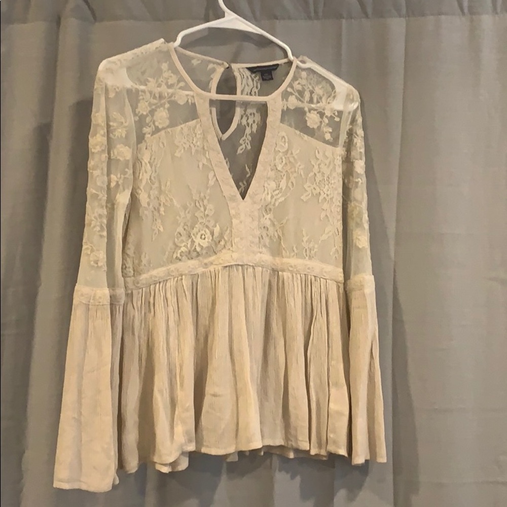 American Eagle Small Lace Shirt
